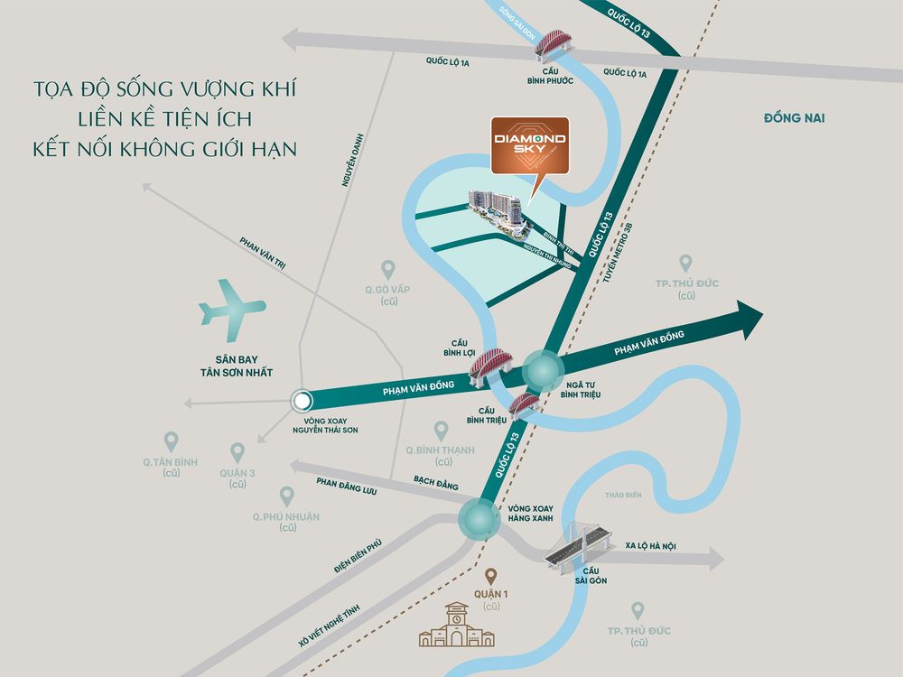 DIAMOND SKY – VẠN PHÚC CITY VỊ TRÍ KIM CƯƠNG - KẾT NỐI TRUNG TÂM